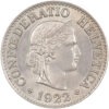 10 Rappen, 1922, Erstabschlag