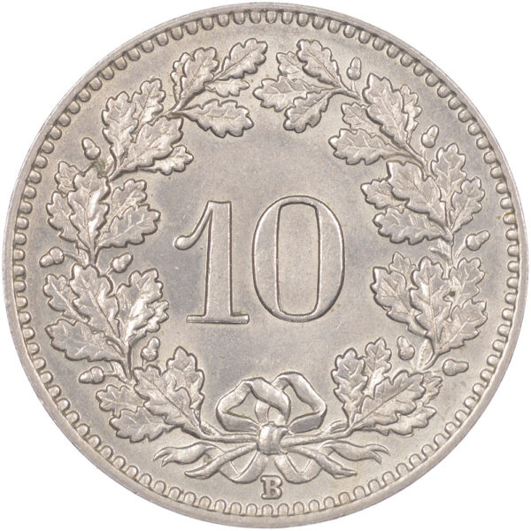 10 Rappen, 1922, Erstabschlag