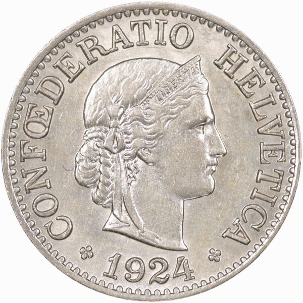 25722_1 10 Rappen, 1924, unzirkuliert