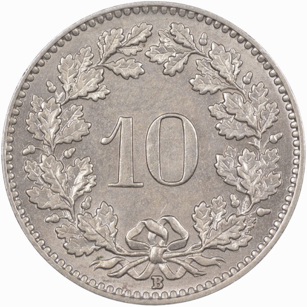 10 Rappen, 1925, unz/stgl