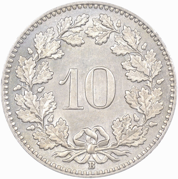 10 Rappen, 1926, unzirkuliert