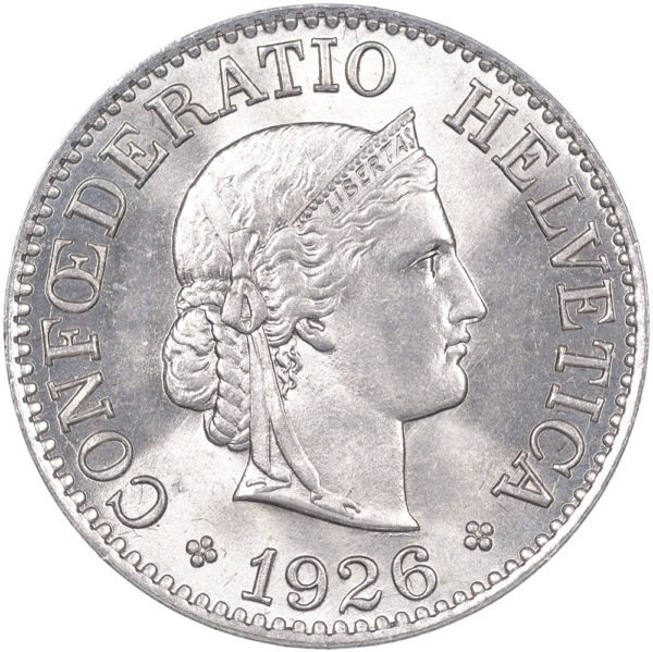 25730_1 10 Rappen, 1926, Stempelglanz