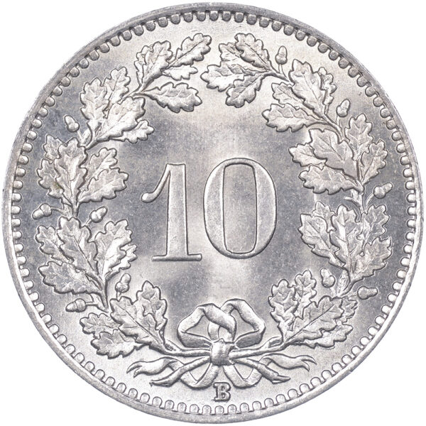 10 Rappen, 1926, Stempelglanz