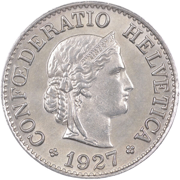 25731_1 10 Rappen, 1927, unzirkuliert