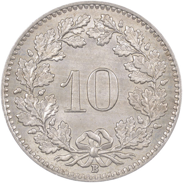 10 Rappen, 1927, Stempelglanz