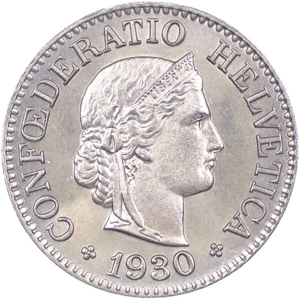 25741_1 10 Rappen, 1930, Stempelglanz