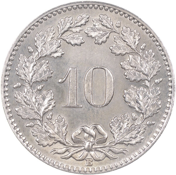10 Rappen, 1930, Stempelglanz