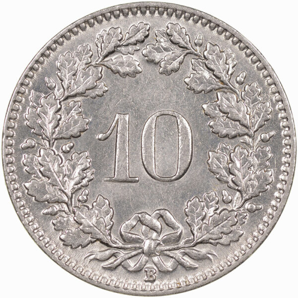 10 Rappen, 1936, unz/stgl