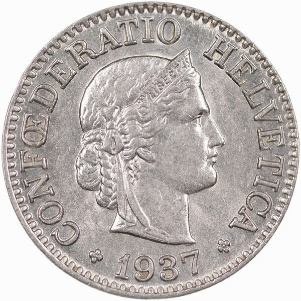 25755_1 10 Rappen, 1937, unzirkuliert