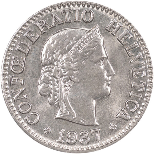 25756_1 10 Rappen, 1937, unz/stgl