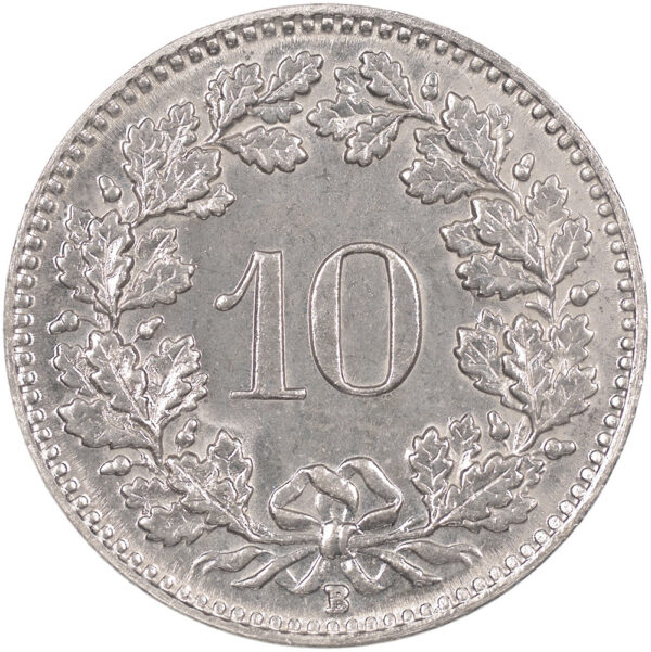 10 Rappen, 1937, unz/stgl