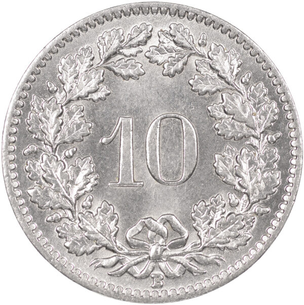10 Rappen, 1939, Stempelglanz