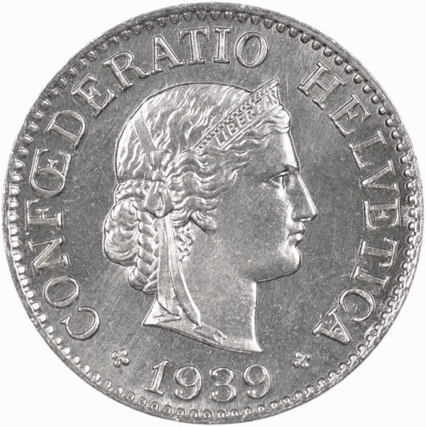 25763_1 10 Rappen, 1939, Erstabschlag