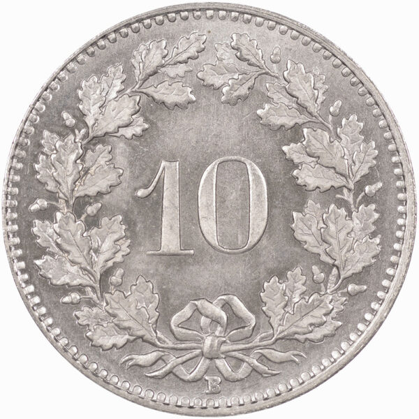 10 Rappen, 1943, Stempelglanz
