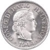10 Rappen, 1944, Stempelglanz