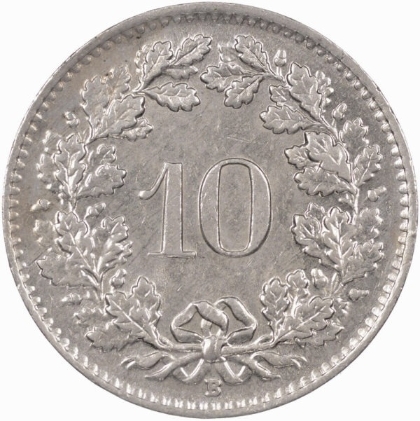 10 Rappen, 1945, unz/stgl