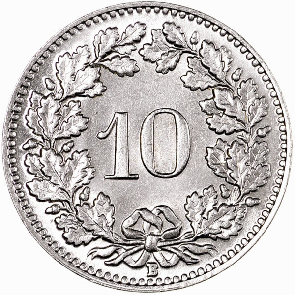 10 Rappen, 1946, Stempelglanz