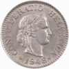 10 Rappen, 1948, unzirkuliert