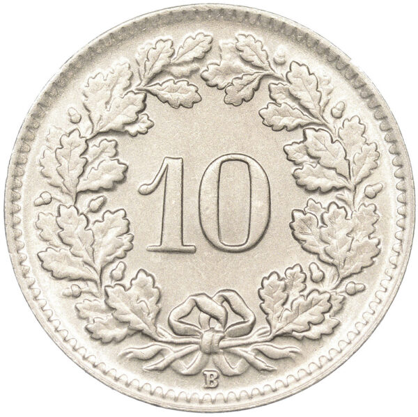 10 Rappen, 1948, unz/stgl