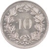 10 Rappen, 1954, Stempelglanz