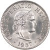 10 Rappen, 1957, Stempelglanz