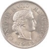 10 Rappen, 1959, Stempelglanz
