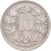 10 Rappen, 1959, Stempelglanz