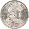 10 Rappen, 1960, Stempelglanz