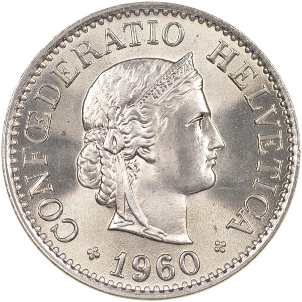 25815_1 10 Rappen, 1960, Stempelglanz