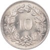 10 Rappen, 1960, Stempelglanz