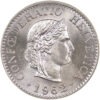 10 Rappen, 1962, Stempelglanz