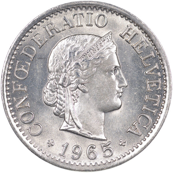 25820_1 10 Rappen, 1965, Stempelglanz