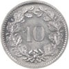 10 Rappen, 1967, Stempelglanz