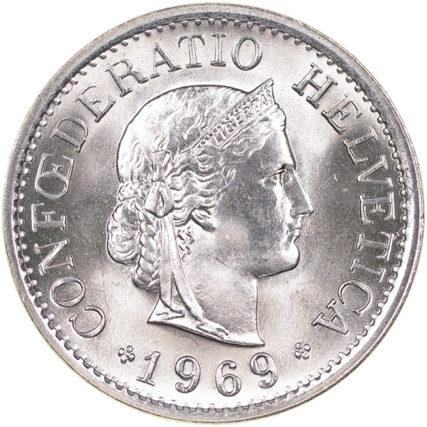 25823_1 10 Rappen, 1969, Stempelglanz