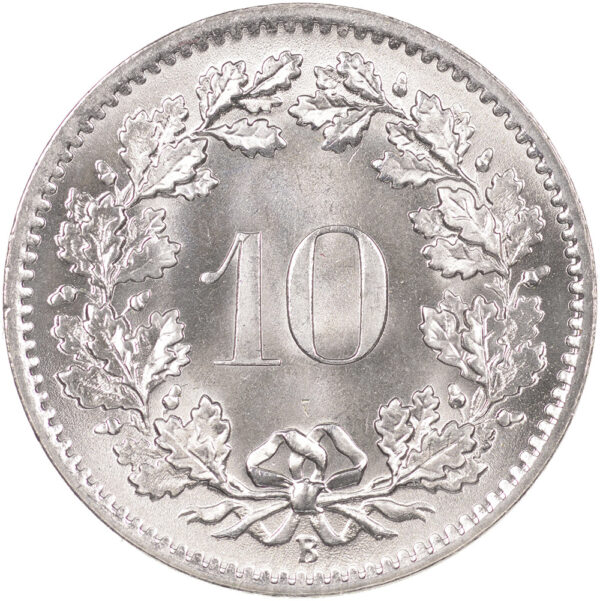 10 Rappen, 1969, Stempelglanz