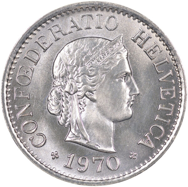 25824_1 10 Rappen, 1970, Stempelglanz