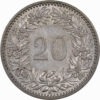 20 Rappen, 1859, unz/stgl