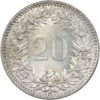 20 Rappen, 1859, Stempelglanz