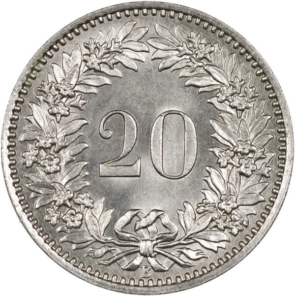 20 Rappen, 1881, Stempelglanz