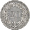 20 Rappen, 1883, unzirkuliert