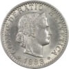 20 Rappen, 1883, unz/stgl