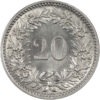 20 Rappen, 1883, unz/stgl