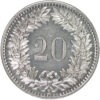 20 Rappen, 1883, Stempelglanz