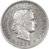 20 Rappen, 1884, unzirkuliert