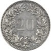 20 Rappen, 1885, unzirkuliert