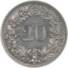 20 Rappen, 1887, unz/stgl