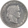 20 Rappen, 1891, unz/stgl