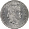 20 Rappen, 1893, unz/stgl