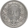 20 Rappen, 1893, unz/stgl