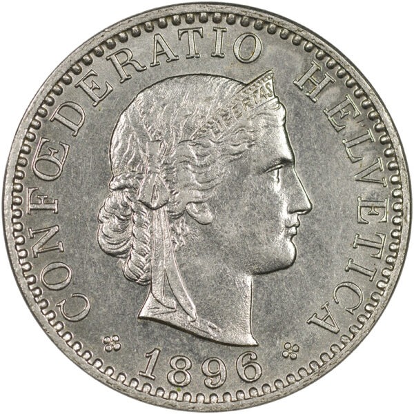25890_1 20 Rappen, 1896, unzirkuliert